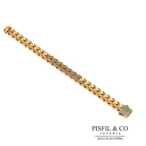 Pulsera Curb chain Pavé