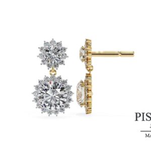 Drops double floral halo