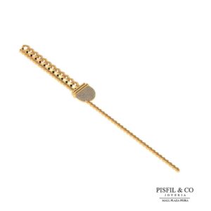 Cuban-Twist ID Pavé