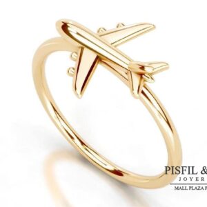 Anillo "Globetrotter" de Silueta Aérea