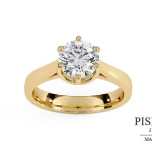 Anillo Solitario "Tiffany Style"