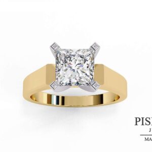 Anillo "Princess Square"