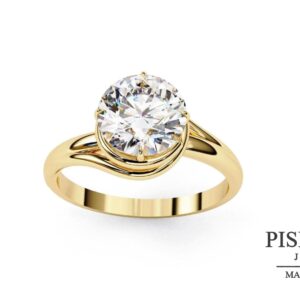 Anillo solitario corte emerald-cut