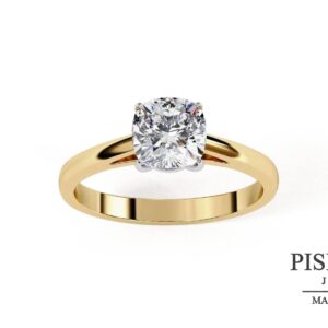 Anillo Halo Circular Clásico