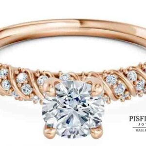 Anillo "Luminous Spiral"